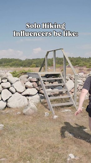 35K views · 53K reactions | Any guesses why there is a pair of stairs in the middle of the hike? #hike #nature #travel #outdoors #solo | WothiusHike | Facebook