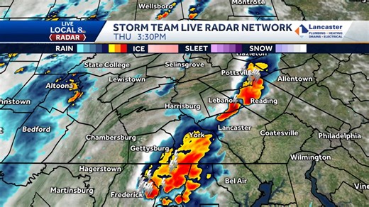 4 PM RADAR UPDATE Good afternoon! We are continuing to monitor showers and thunderstorms across parts of the Susquehanna Valley. The strongest storms are located in York, Lancaster, and Lebanon counties and will continue to move eastward over the next hour. Another round of showers is developing to the west and will offer some light to moderate rain for areas west of Harrisburg during the evening commute. Showers will taper off for everyone after sunset. Stay tuned for updates! #PAwx https://www