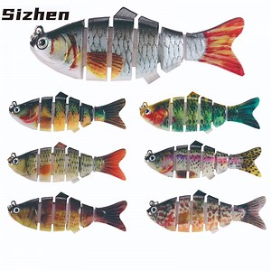 [Hot Item] Lure Bait 10.5cm/20.5g Six-Section Multi-Section Fishing Lure Bionic Bait with Lead Inside Fishing Lure for Sea Fishing
