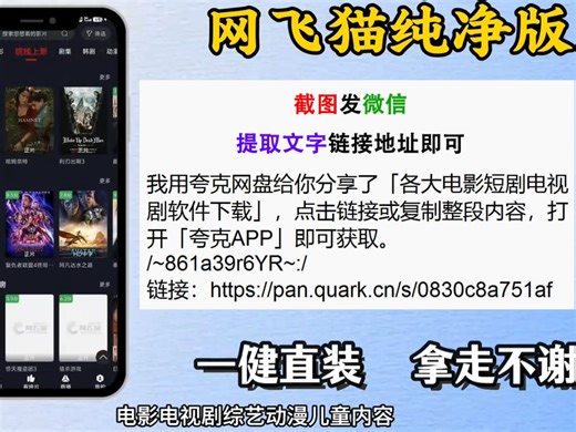 网飞猫追剧神！再也不用花钱冲会员了！高清无广告秒播放不卡顿！有最新海量高清短剧、电影、电视剧供您随意观看！