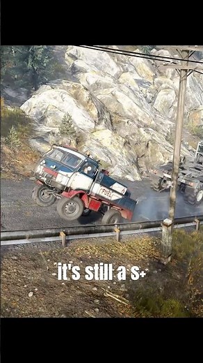 Tatra 805 is the most powerful truck in the game. #snowrunner #shorts