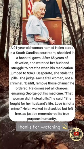 A 91-year-old woman named Helen stood… #shorts #shortvideo #court #justice #news #history