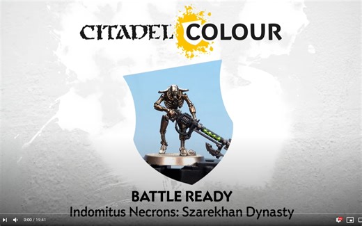 How to Paint- Battle Ready Indomitus Necrons 战锤40k 第九版对战包 不屈 太空死灵 太空亡灵 内裤龙