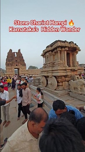 Stone Chariot Hampi | 500 Years old Ancient Architecture of India