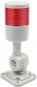 Industrial Signal Tower - Stack Lights, Warning Lights with Rotatable Base, Steady/Flash Switch, 110V/220V AC (1-Layer, No Buzzer)