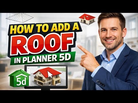How to ADD a ROOF in Planner 5D (Step by Step)