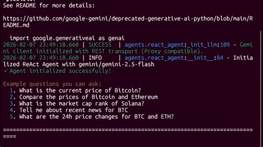 SpoonOS ReAct / Graph Agent demo