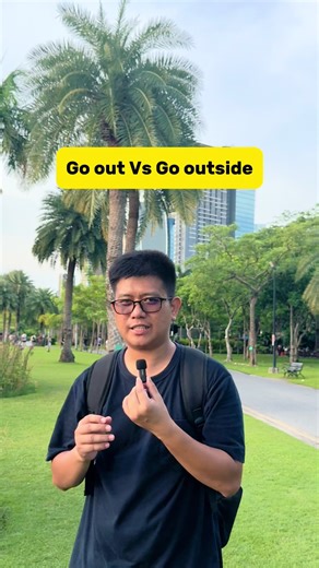 Go out/Go outside #sayarchit #learnenglish #
