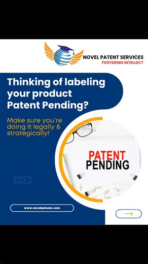 Thinking about marking your product “Patent Pending”? 🚀 Make sure you’re doing it right—from filing your patent application to legally marking your innovation. Learn when and where to use “Patent Pending,” and avoid costly mistakes with false marking. Protect your invention, build investor trust, and gain a competitive edge. Swipe through to find out everything your startup needs to know about using “Patent Pending” the right way! 👇 Learn more: https://www.novelpatent.com/en-us/when-can-startu