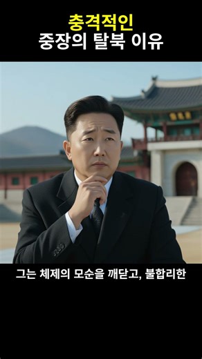 북한 최고위층 장교의 충격적인 탈북 이야기