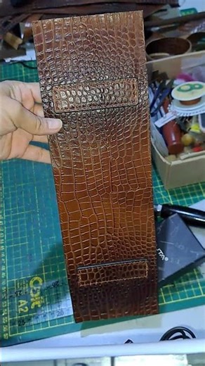 Proceso de elaboración de un Bolso de cuero #diseño #accessories #tutorial #manualidad #bag #vlog