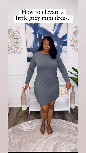 11K views · 477 reactions | How to elevate a little grey mini dress. Which belt would you choose sis? #psfashion #reelsitcfm #fyp #grwm | Brooks Maleika | Facebook