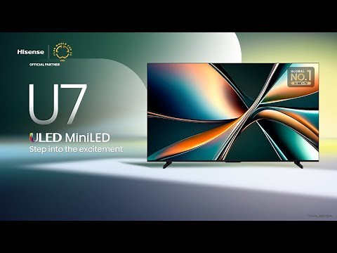 Introducing the 2025 Hisense U7Q Mini-LED ULED 4K Smart TV Series!