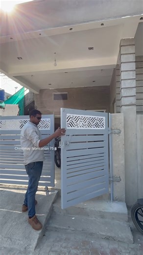 Sliding and folding gate design #gatedesign #gate