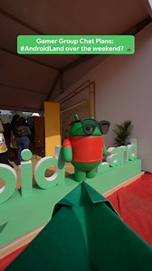 A little ✈️ tour around #AndroidLand so far 💚 Packed with fun, schwags and nonstop gaming ✨ Epic quests and surprises waiting at every turn ✨ Catch it today and tomorrow 🙌 📍 Delhi #ComicConIndia | Google