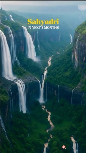 😮 WOW! Sahyadri Mountains Reveal Hidden Paradise! #TravelShorts #shorts