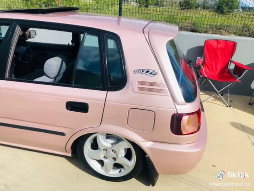 Modified Toyota Tazz Stance and Accessories