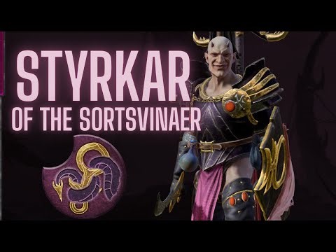 Styrkaar of the Sortsvinaer - A Closer Look - A Slaanesh Legendary Hero - Total War Warhammer 3