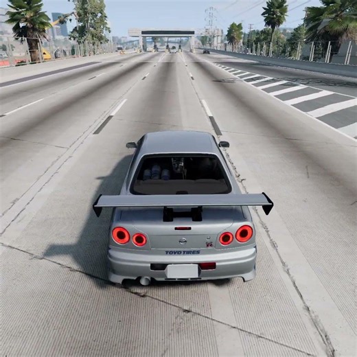 Nissan Skyline R34 GT R ''Godzilla'' - BeamNG.Drive #Godzilla #BeamNG.Drive