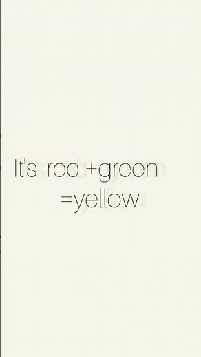 how to make yellow colour 💛