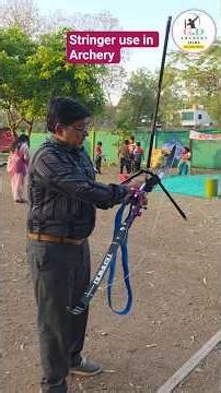 Use of Stringer in Archery #yt #archary #recurvebows #worldarchery #howto