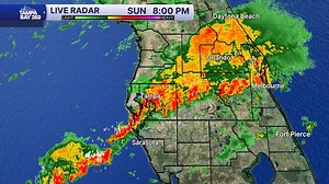 Rain in finally moving in south of Tampa Bay. Storms continue to stay sub-severe. Should get at least 1/2-1" of rain in our southern spots as this line moves inland! | Greg Dee
