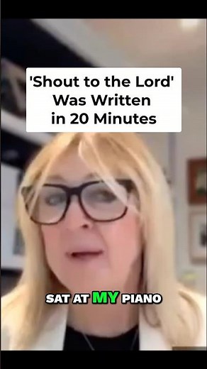How ‘Shout to the Lord’ Was Born: Darlene Zschech Shares the Incredible Story #christianshorts