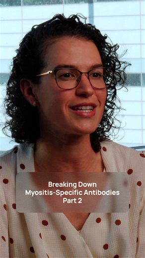 Dermatomyositis symptoms can manifest differently depending on the patient. In this clip, Dr. Iazsmin Ventura explains how the presence of different myositis-specific antibodies helps doctors stay alert to possible risks associated with the dermatomyositis diagnosis and helps guide them on what to pay closer attention to over time. Clear explanations like this can help make a complex condition easier to understand. Learn more expert insights at dermatomyositis.com?a=fb_c. | Dermatomyositis.com