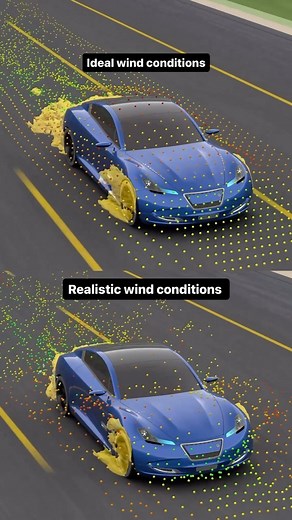 SIMULIA on Instagram: "Because is anything in life truly ideal? 🤪 No. That’s why you can find us simulating real-world driving conditions with @3ds_simulia’s PowerFLOW. #3DEXPERIENCE #SIMULIA #simulation #fluids #PowerFLOW"