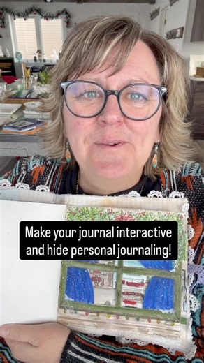 Make Your Visual Journal Interactive and Hide Personal Journaling #visualjournaling