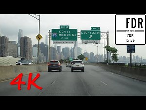 ⁴ᴷ FDR (East River) Drive northbound [4K VIDEO]
