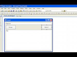 How To Make A Basic Encrypter In Visual Basic 2008