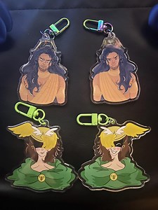 Epic: the Musical Inspired Gods Hermes and Poseidon Keychains Merch LIMITED IN STOCK - Etsy