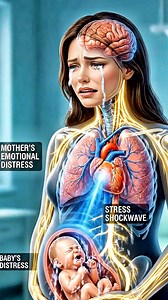 ⸻ A Mother’s Tears Are Never Just Tears 💔 Did you know? When a pregnant woman cries, feels stressed, or goes through emotional pain, it doesn’t stop with her. Those emotions can reach the baby growing inside her. Science shows that a mother’s stress hormones and emotional state can affect the baby’s development and emotional well-being. A calm and supported mother helps create a healthier, happier child 🤍 This video is not just a scene — it’s a message for every pregnant mother, especially you
