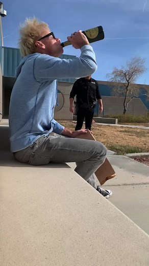 Escaping angry cop using magic. #insane #viral #fyp | magic