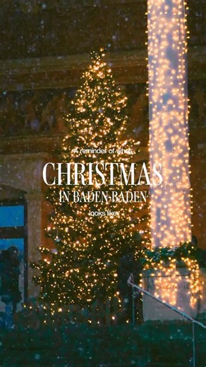 A little reminder of what Christmas in Baden-Baden, Germany looks like🎄❄️ Send this to someone who loves Christmas and start planning a charming holiday trip!☃️ ✨Baden-Baden Christmas Market✨ From 27 November 2025 to 6 January 2026, A special winter fairy tale awaits you at the traditional Christmas Market in front of the Kurhaus in Baden-Baden. Experience the festive season in the unique flair of this World Heritage city, surrounded by the beauty of the Black Forest🌲🦌 #visitbadenbaden #thego