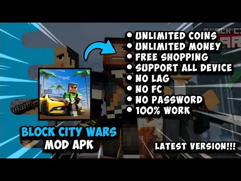 🚀NEW‼️ block city wars mod apk unlimited money and gold,2025🔥⚡🚀🎉