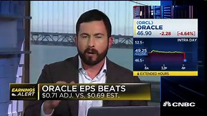 Oracle EPS beats expectations