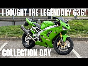 I bought the 2003 B1H Kawasaki ZX6R 636! Collection day