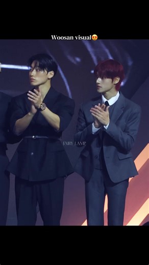 Credit to the owner ! WOOSAN BEAUTY IS CRAZY THEY LOOK SO SO SO GOOD😍💙💜🩷❤️‍🔥I LOVE THEM ! #wooyoung #kpop #woosan #san #ateez