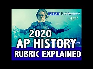 2020 AP History Exam & Rubric Explained