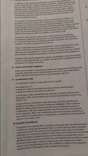 Acute vs Chronic Who Comes First in ICD-10-CM? #icd10 #icdcoding #medicalcodingforbeginners