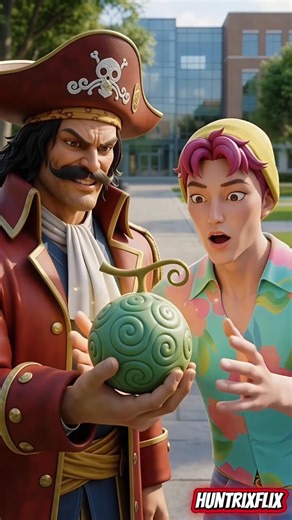 Jinu, Abby, Romance, and Mystery Transform Into One Piece Pirates