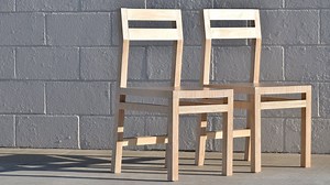 DIY modern plywood chair | How to make two chairs from one sheet | #rocklerplywoodchallenge