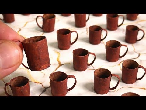 Diy miniature cups | miniature craft ideas - easy diy
