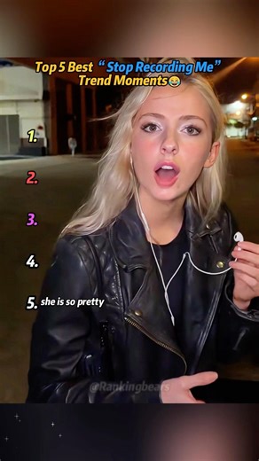 Top 5 Best “Stop Recording Me” Trend Moments 😂.#StopRecordingMe#nataliireynoldss#funny#usa #tiktokv