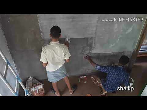 How to mix white cement and how to apply