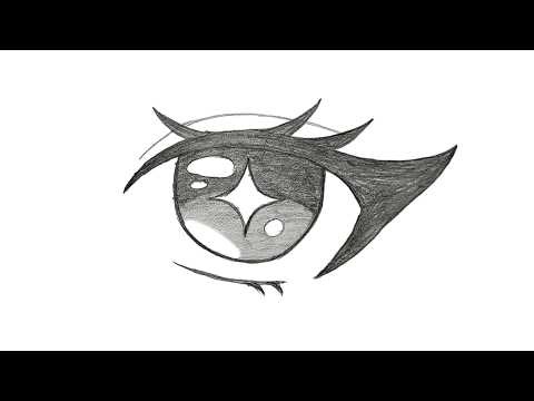 How to Draw Anime Eyes Step by Step (EASY)