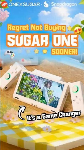 ONEXPLAYER Sugar 1 | Dual-Screen Android Gaming Handheld in Action