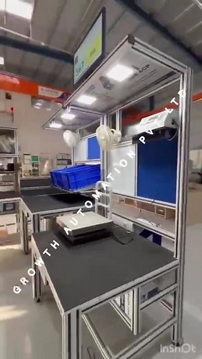 Assembly Line Production Table | Industrial Workstation for Efficient Manufacturing #automationindia